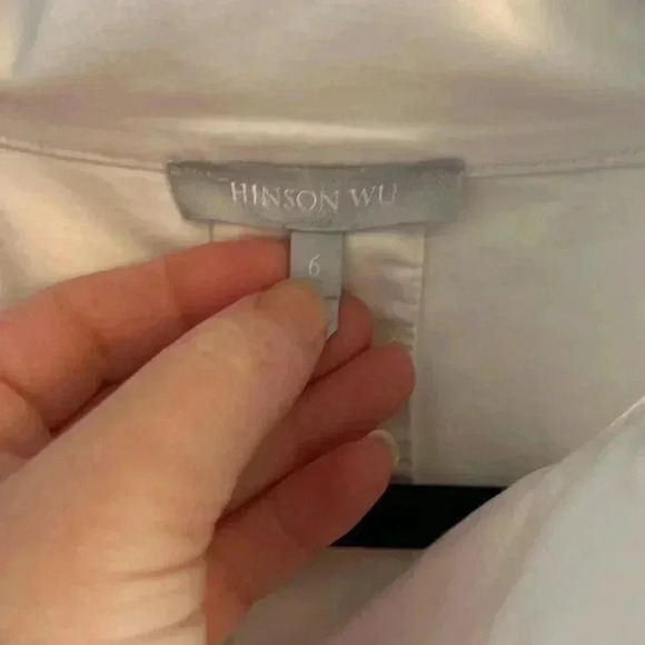 Hinson Wu Aileen Short Sleeve Stand Collar Top - Picture 3 of 8